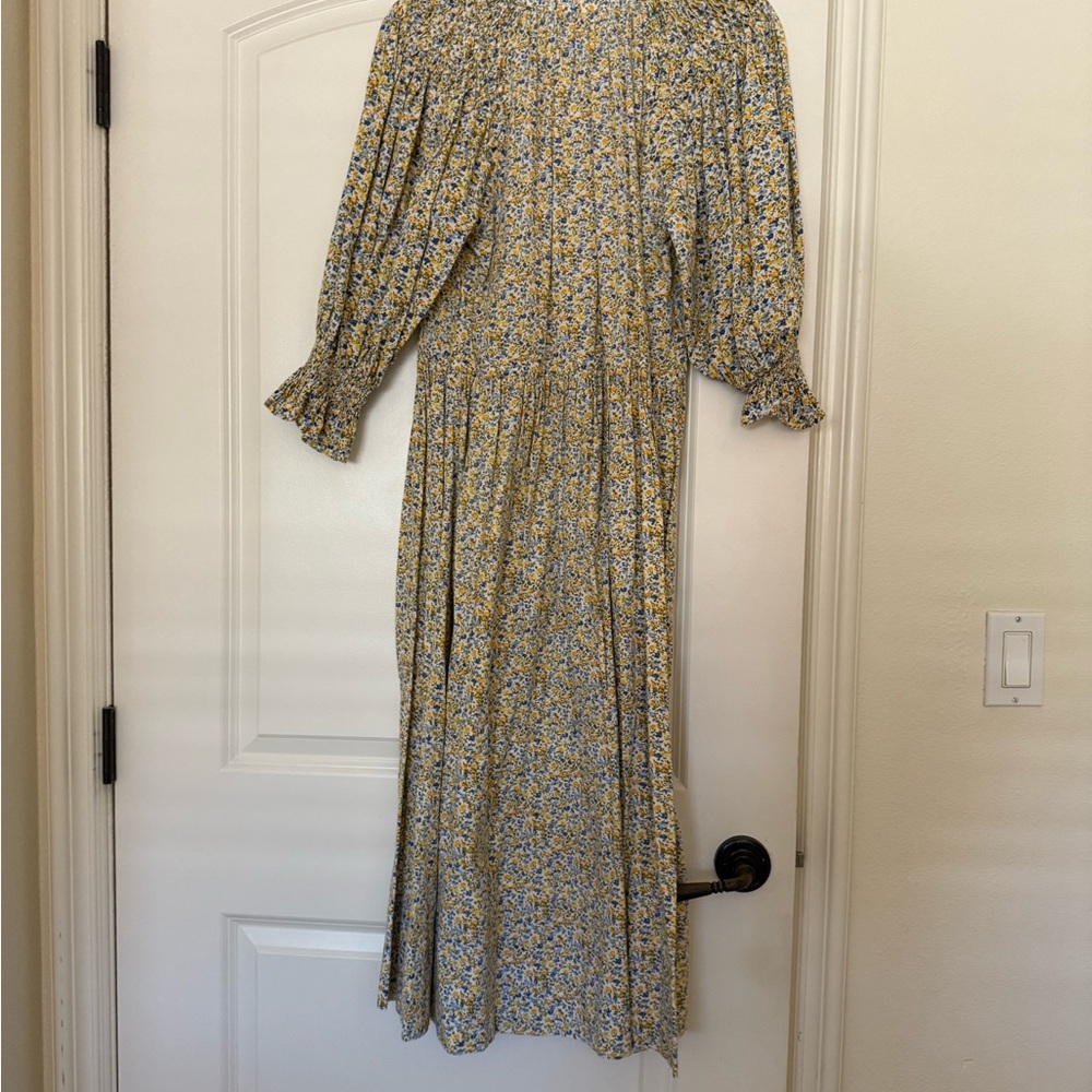 Seraphina London Floral Yellow & Blue Midi Dress. Size XS. NWOT. - Picture 5 of 5